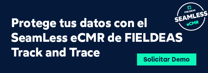 Protección de datos con SeamLess eCMR de FIELDEAS Track and Trace