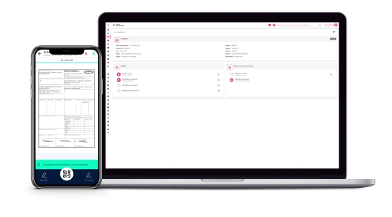 End to end supply chain management eCMR FIELDEAS