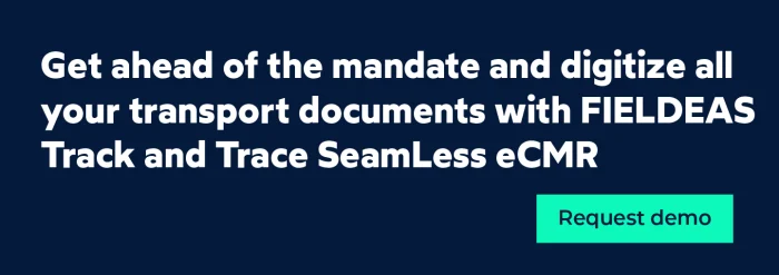 SeamLess eCMR FIELDEAS Track and Trace_digitisation of transport documents