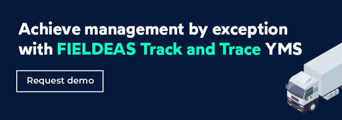 Management by exception in loading and unloading dock management_YMS FIELDEAS Track and Trace