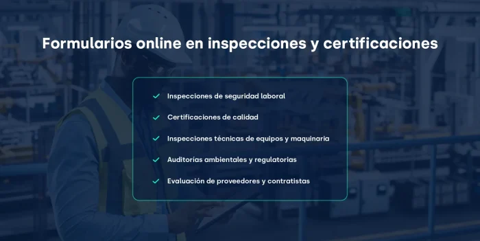 Formularios online para inspecciones y certificaciones_FIELDEAS Forms