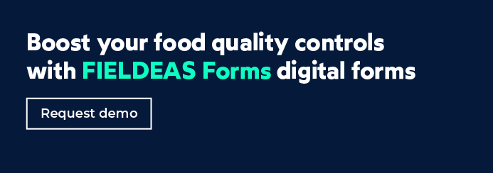 Food quality controls with digital forms from FIELDEAS Forms