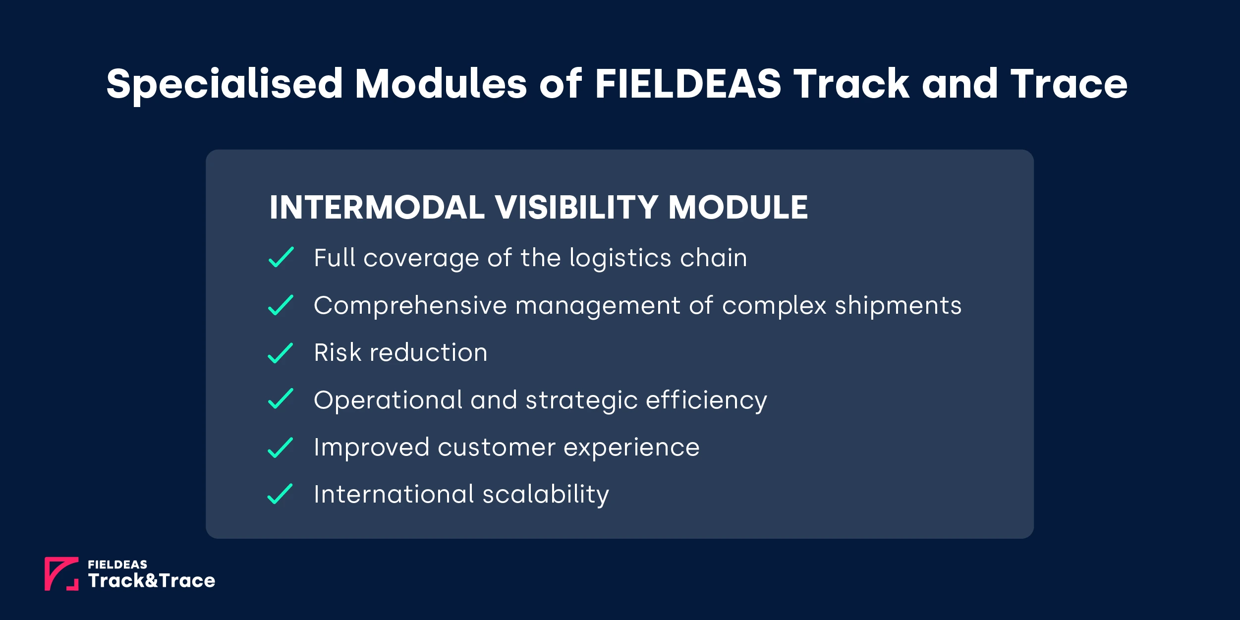 FIELDEAS Track and Trace_Intermodal visibility module