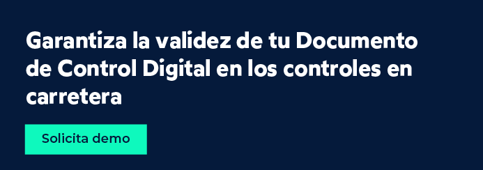 Control en carretera del documento de control de transporte digital_FIELDEAS Track and Trace